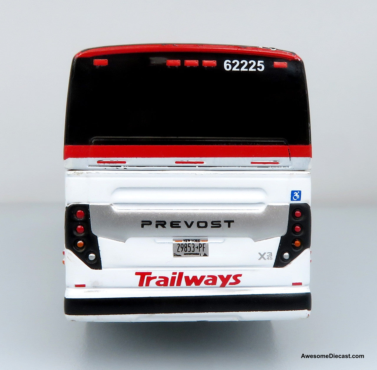 Iconic Replicas 1:87 Prevost X3-45 Coach: Adirondack Trailways