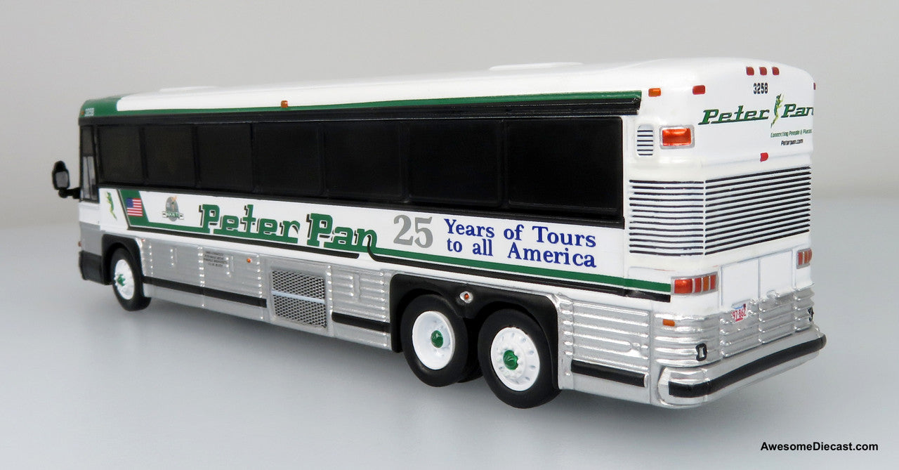 Iconic Replicas 1:87 MCI D4000 Coach: Peter Pan Bus Lines