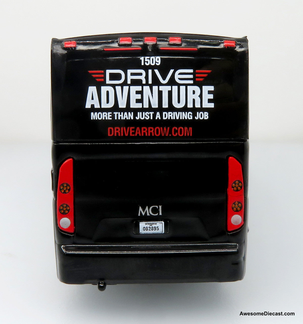 MCI J4500 Coach: Arrow Stage Lines / Veteran Strong 1:87 Diecast Model Bus by Iconic Replicas