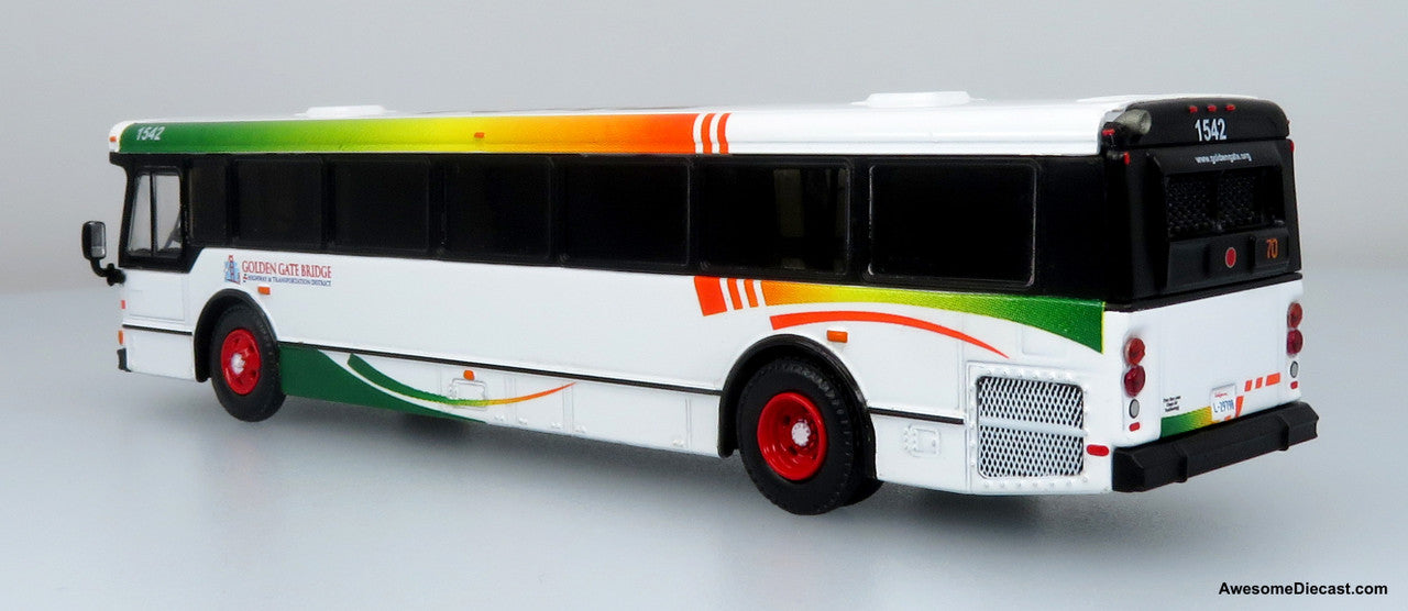 Iconic Replicas 1:87 Orion V Transit Bus: Golden Gate Bridge