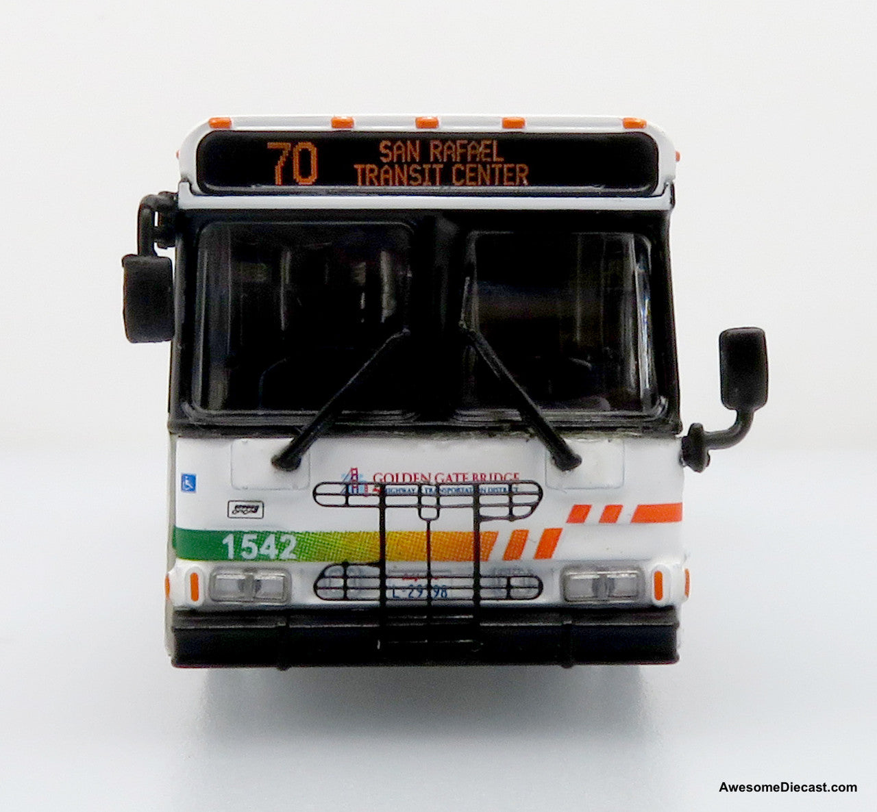 Iconic Replicas 1:87 Orion V Transit Bus: Golden Gate Bridge