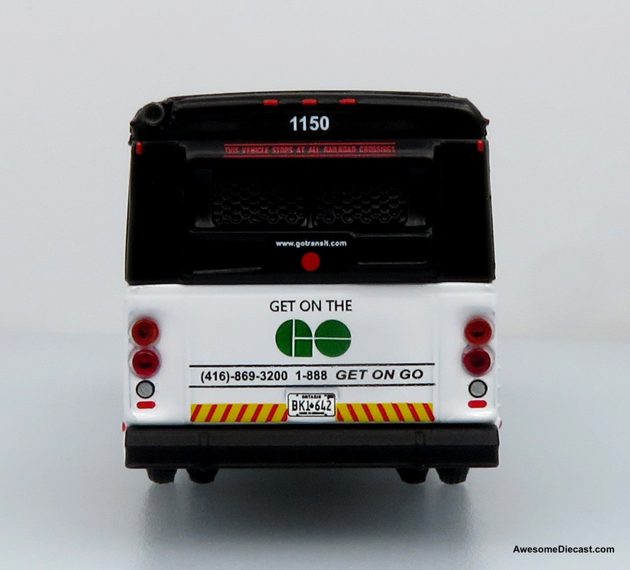 Iconic Replicas 1:87 Orion V Transit Bus: GO Transit