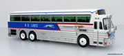 1969 Eagle Model 05 Coach: KG Lines / Greyhound 1:87 (HO) Diecast Model Bus by Iconic Replicas