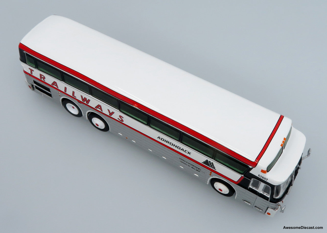 1969 Eagle Model 05 Coach: Adirondack Trailways 1:87 (HO) Diecast
