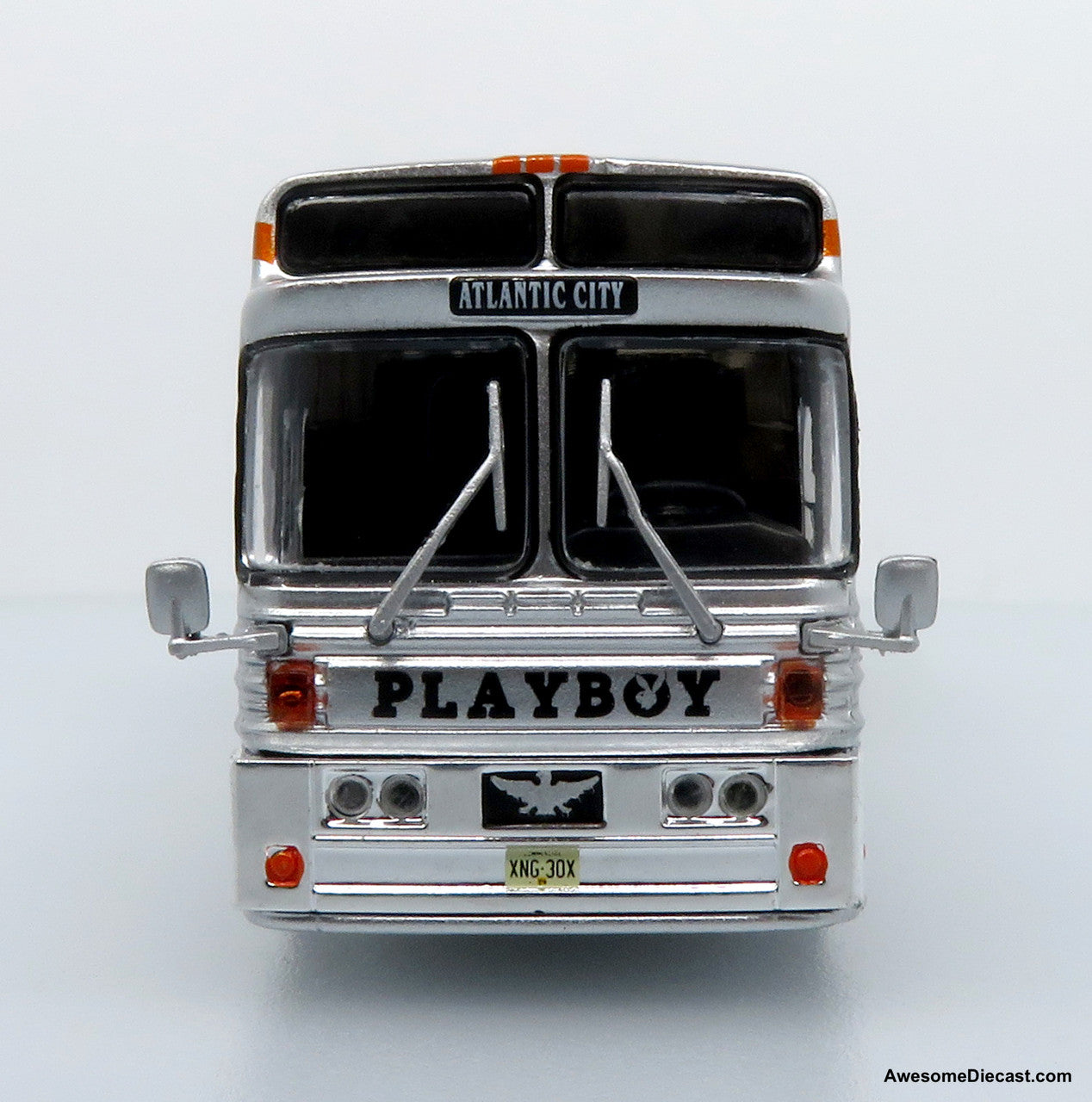 1969 Eagle Model 05 Coach: The Playboy Hotel & Casino 1:87 (HO) Diecast Model Bus by Iconic Replicas