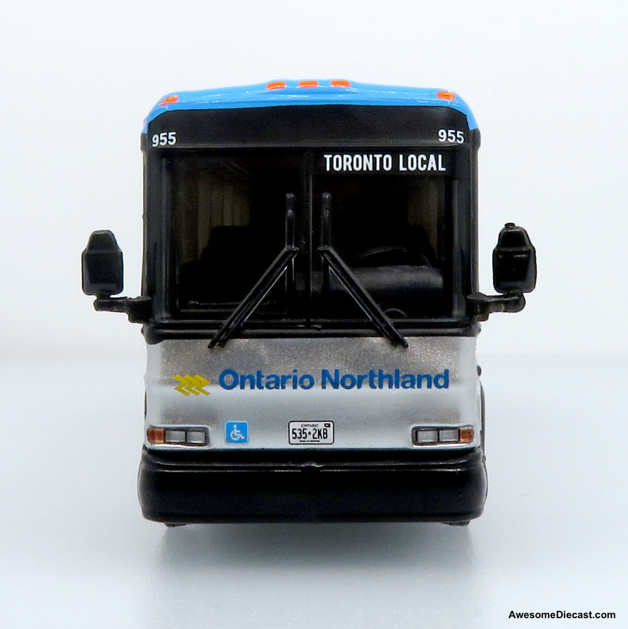 2001 MCI D4000 Coach: Ontario Northland 1:87 (HO) Diecast Model Bus by Iconic Replicas