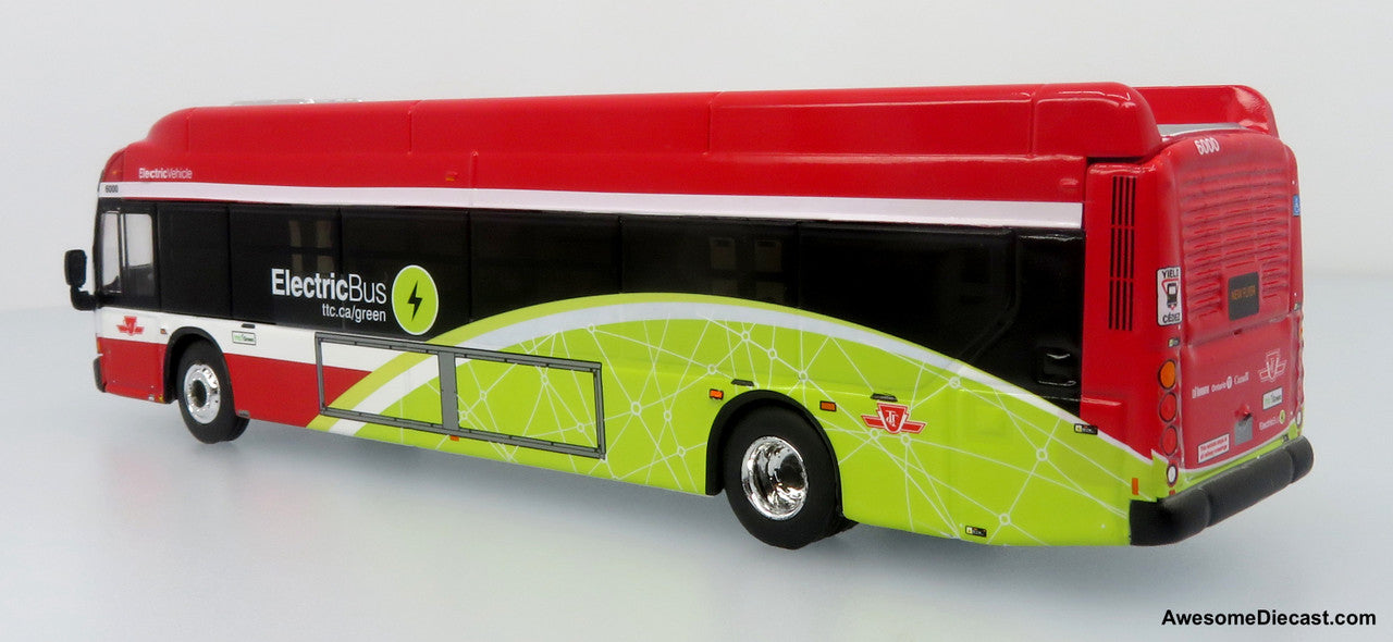 NFI Xcelsior CHARGE NG Electric Transit Bus: Toronto Transit Commission (TTC) 1:87 (HO) Diecast Model Bus by Iconic Replicas
