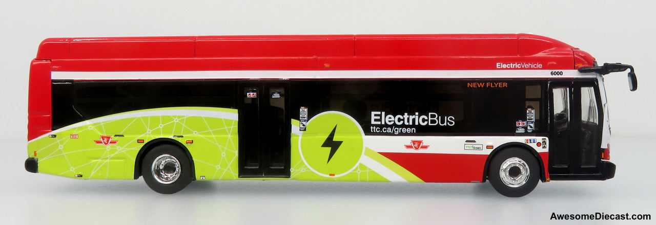 NFI Xcelsior CHARGE NG Electric Transit Bus: Toronto Transit Commission (TTC) 1:87 (HO) Diecast Model Bus by Iconic Replicas