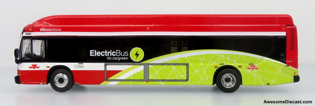 NFI Xcelsior CHARGE NG Electric Transit Bus: Toronto Transit Commission (TTC) 1:87 (HO) Diecast Model Bus by Iconic Replicas