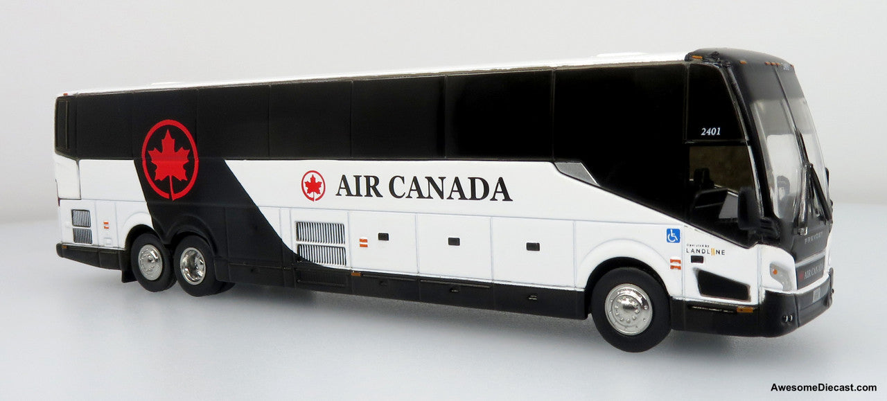 Prevost H3-45 Coach: Air Canada / Landline 1:87 (HO) Diecast Model Bus by Iconic Replicas