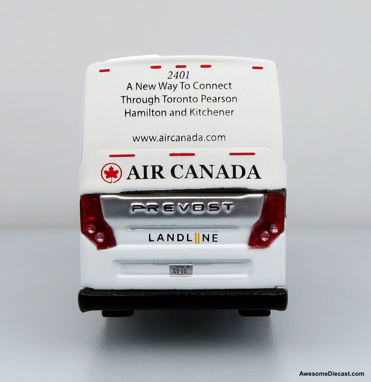 Prevost H3-45 Coach: Air Canada / Landline 1:87 (HO) Diecast Model Bus by Iconic Replicas