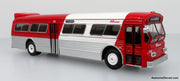 Flxible 53102 Transit Bus: Pittsburgh Area Transit 1:87 (HO) Diecast Model Bus by Iconic Replicas