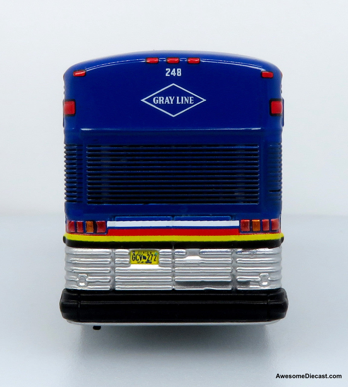 2001 MCI D4000 Coach: Gray Line of Alaska 1:87 (HO) Diecast Model Bus by Iconic Replicas