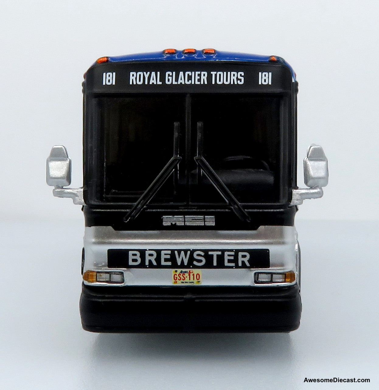 2001 MCI D4000 Coach: Brewster Gray Line 1:87 (HO) Diecast Model Bus by Iconic Replicas