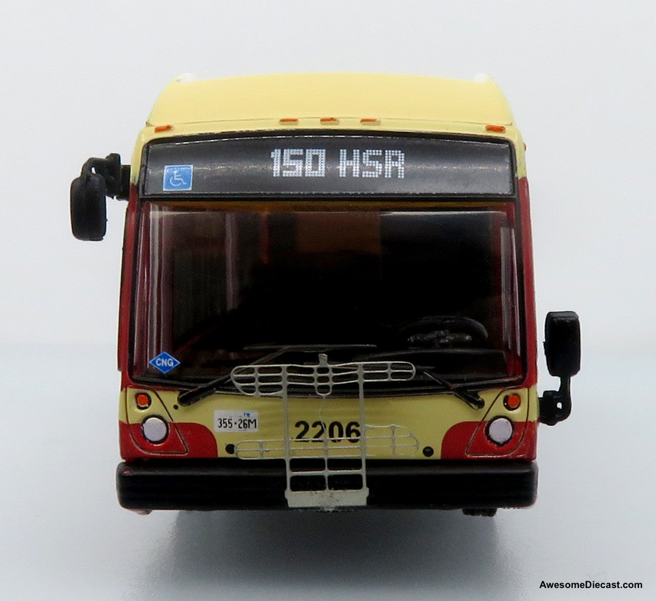 Last Few!! Nova Bus LFS HEV Transit Bus: Hamilton — 150th Anniversary 1:87 (HO) Diecast Model Bus by Iconic Replicas