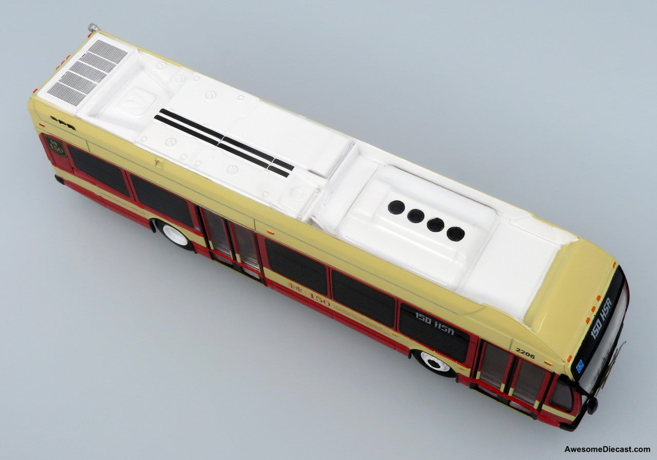 Last Few!! Nova Bus LFS HEV Transit Bus: Hamilton — 150th Anniversary 1:87 (HO) Diecast Model Bus by Iconic Replicas
