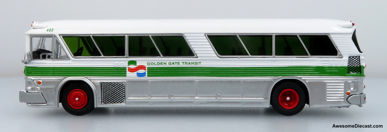 1964 MCI MC-5A Coach: Golden Gate Transit 1:87 (HO) Diecast Model