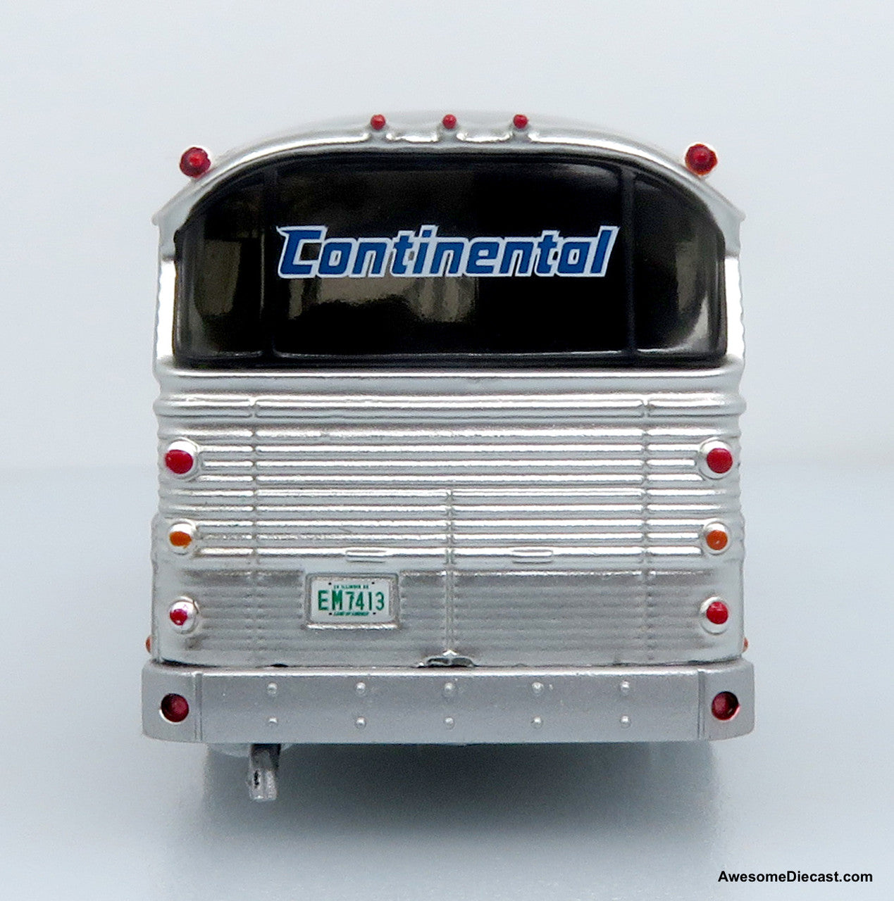 1964 MCI MC-5A Coach: Continental Air Transport / O’Hare Airport 1:87 (HO) Diecast Model Bus by Iconic Replicas