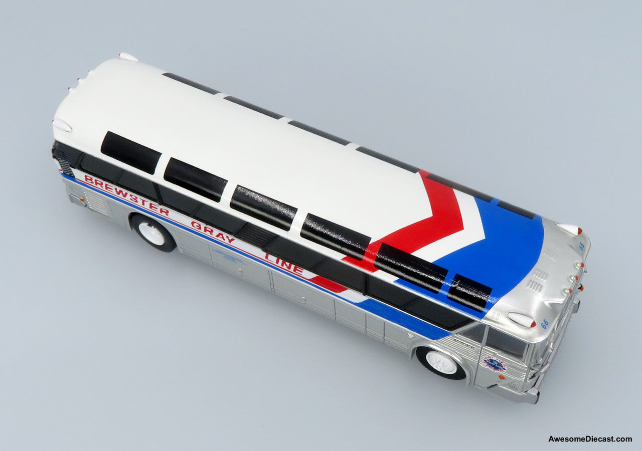 1964 MCI MC-5A Coach: Brewster Gray Line 1:87 (HO) Diecast Model