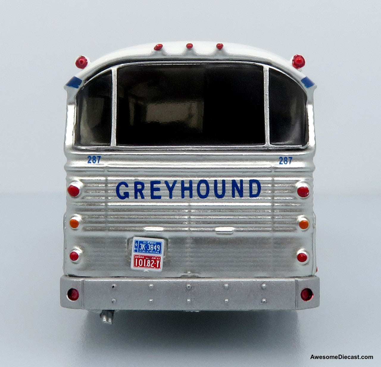 1964 MCI MC-5A Coach: Greyhound Canada 1:87 (HO) Diecast Model Bus by Iconic Replicas