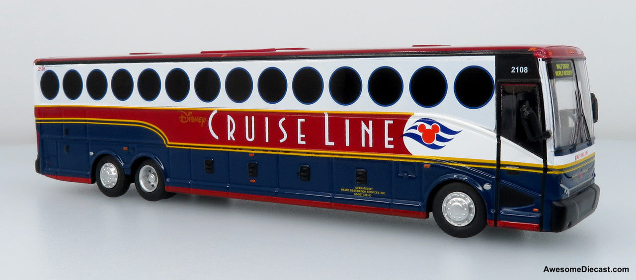 Van Hool CX-45 Coach: Disney Cruise Line 1:87 (HO) Diecast Model Bus by Iconic Replicas