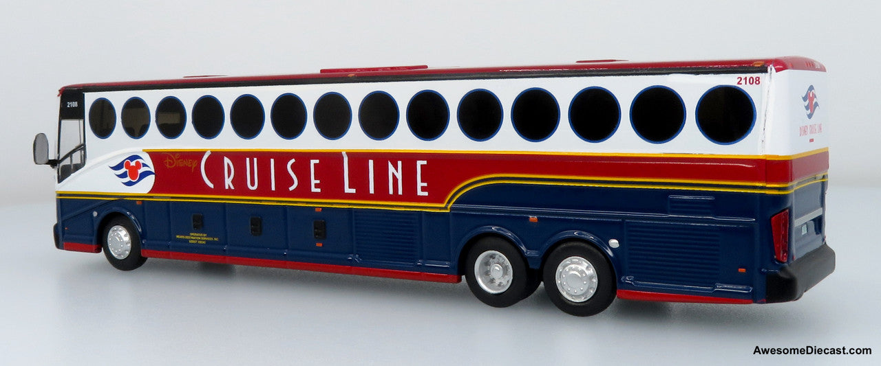 Van Hool CX-45 Coach: Disney Cruise Line 1:87 (HO) Diecast Model Bus by Iconic Replicas