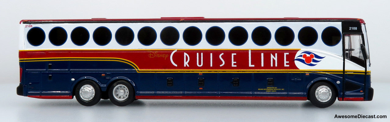 Van Hool CX-45 Coach: Disney Cruise Line 1:87 (HO) Diecast Model Bus by Iconic Replicas