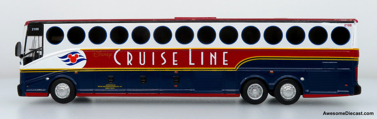 Van Hool CX-45 Coach: Disney Cruise Line 1:87 (HO) Diecast Model Bus by Iconic Replicas