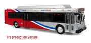 New Flyer C40LF Transit Bus: WMATA Washington 1:87 (HO) Diecast Model Bus by Iconic Replicas