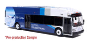 NFI Xcelsior XN40 Transit Bus: Delta 100th Anniversary 1:87 (HO) Diecast Model Bus by Iconic Replicas