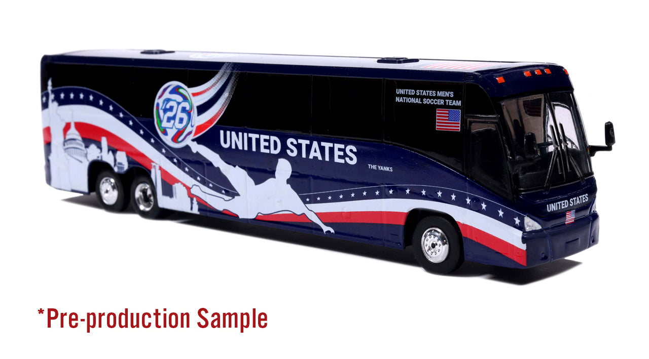 World Cup 2026: All 10 National Team Bus Bundle 1:87 (HO) Diecast Model Buses by Iconic Replicas