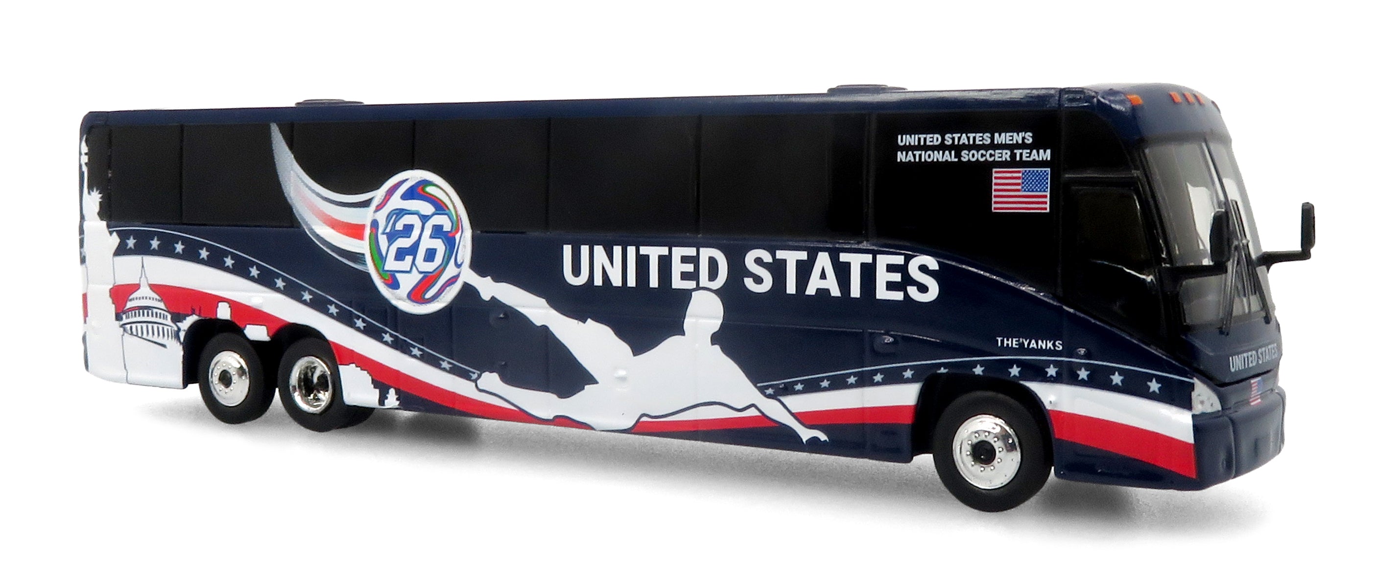World Cup 2026: All 10 National Team Bus Bundle 1:87 (HO) Diecast Model Buses by Iconic Replicas