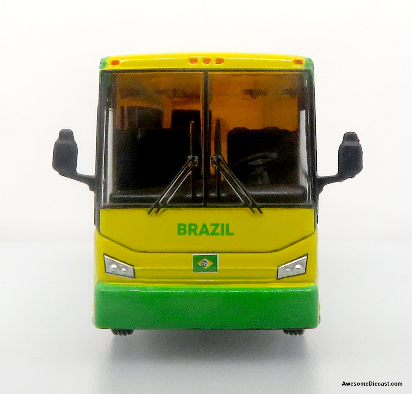 Van Hool CX-45 Coach: World Cup Brazil National Team 1:87 (HO) Diecast Model Bus by Iconic Replicas
