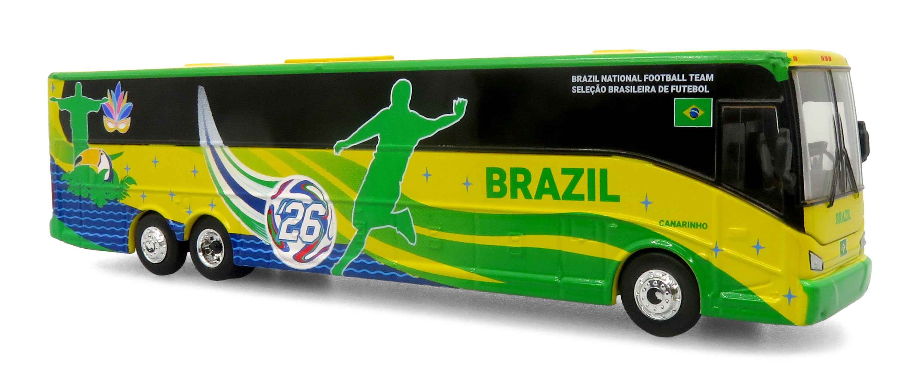 World Cup 2026: All 10 National Team Bus Bundle 1:87 (HO) Diecast Model Buses by Iconic Replicas