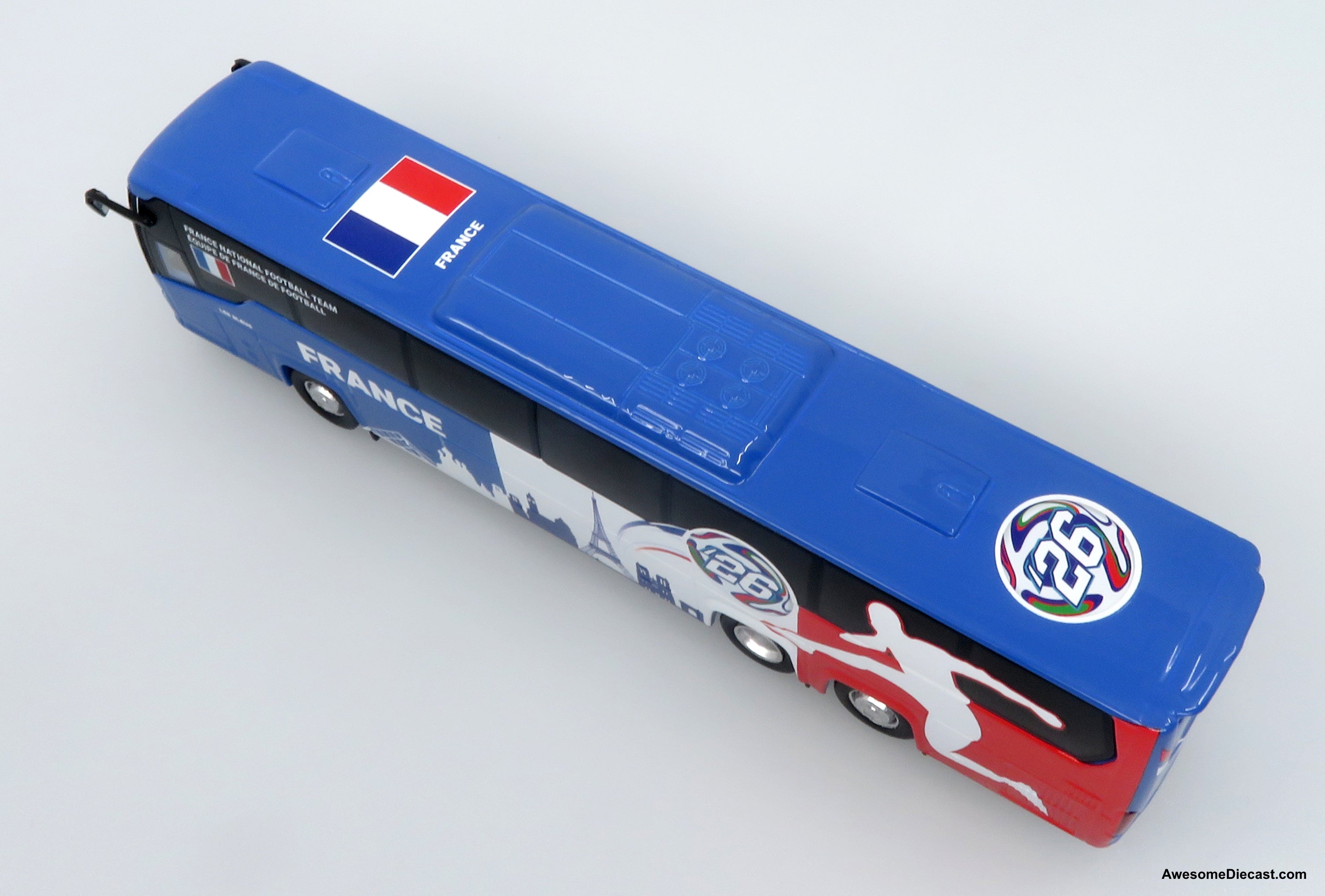Scania Touring HD Coach: World Cup France National Team 1:87 (HO) Diecast Model Bus by Iconic Replicas