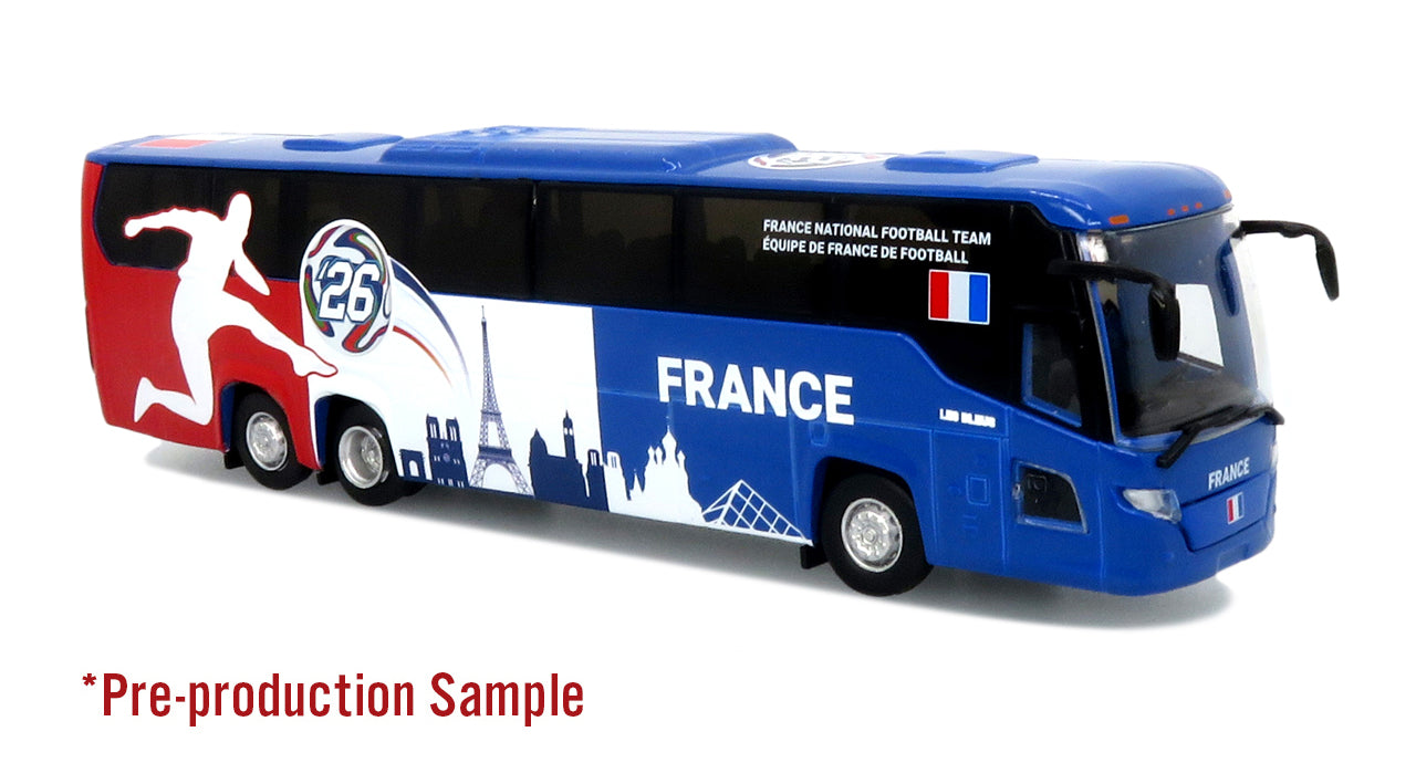 Scania Touring HD Coach: World Cup France National Team 1:87 (HO) Diecast Model Bus by Iconic Replicas