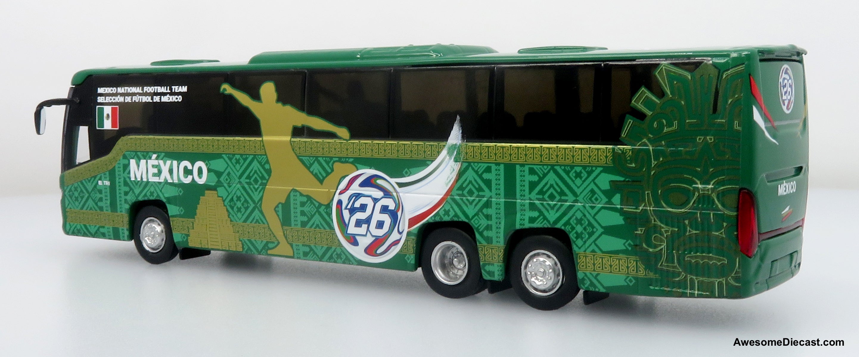 Scania Touring HD Coach: World Cup Mexico National Team 1:87 (HO) Diecast Model Bus by Iconic Replicas