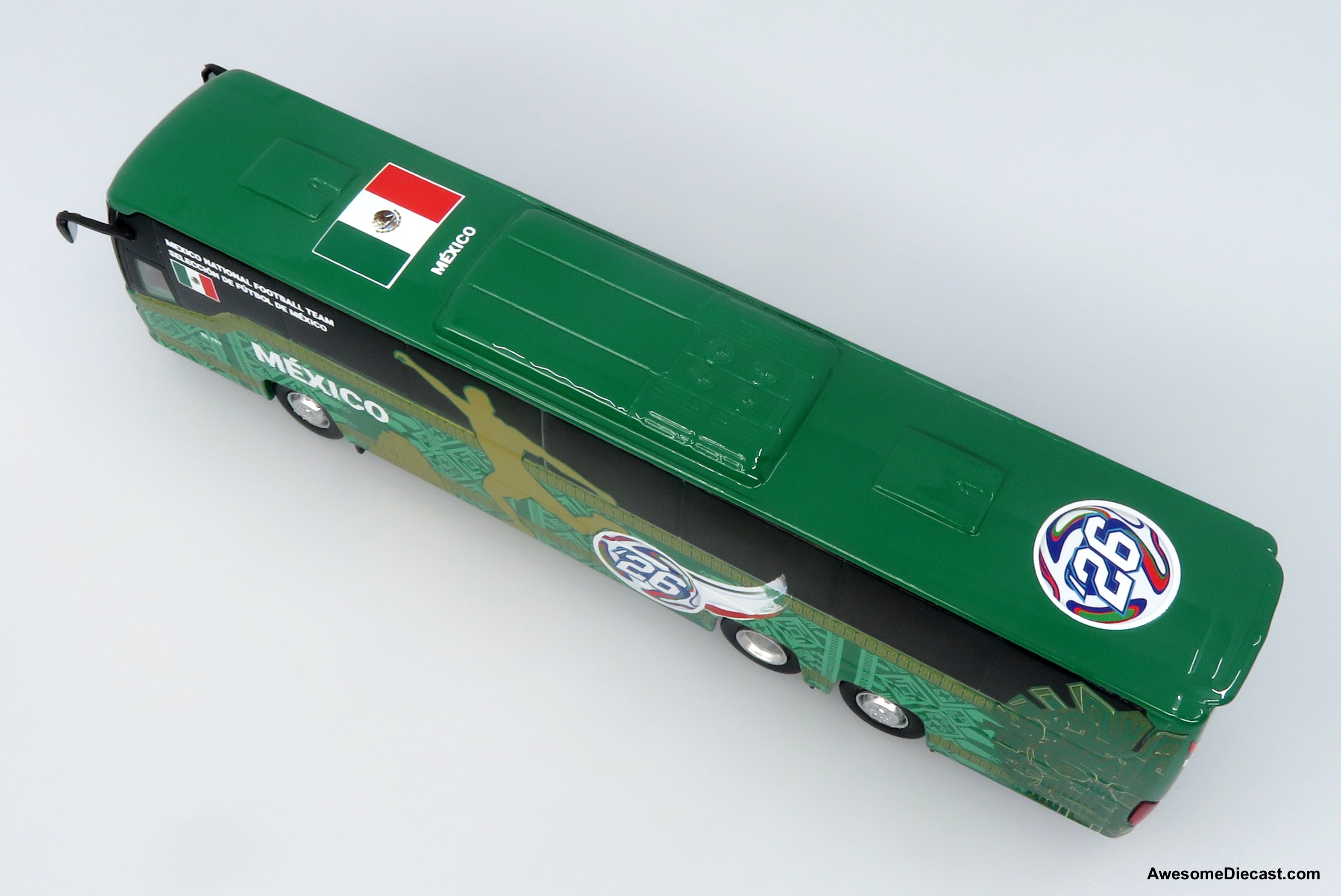 Scania Touring HD Coach: World Cup Mexico National Team 1:87 (HO) Diecast Model Bus by Iconic Replicas
