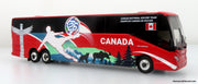 Prevost H3-45 Coach: World Cup Canada National Team 1:87 (HO) Diecast Model Bus by Iconic Replicas
