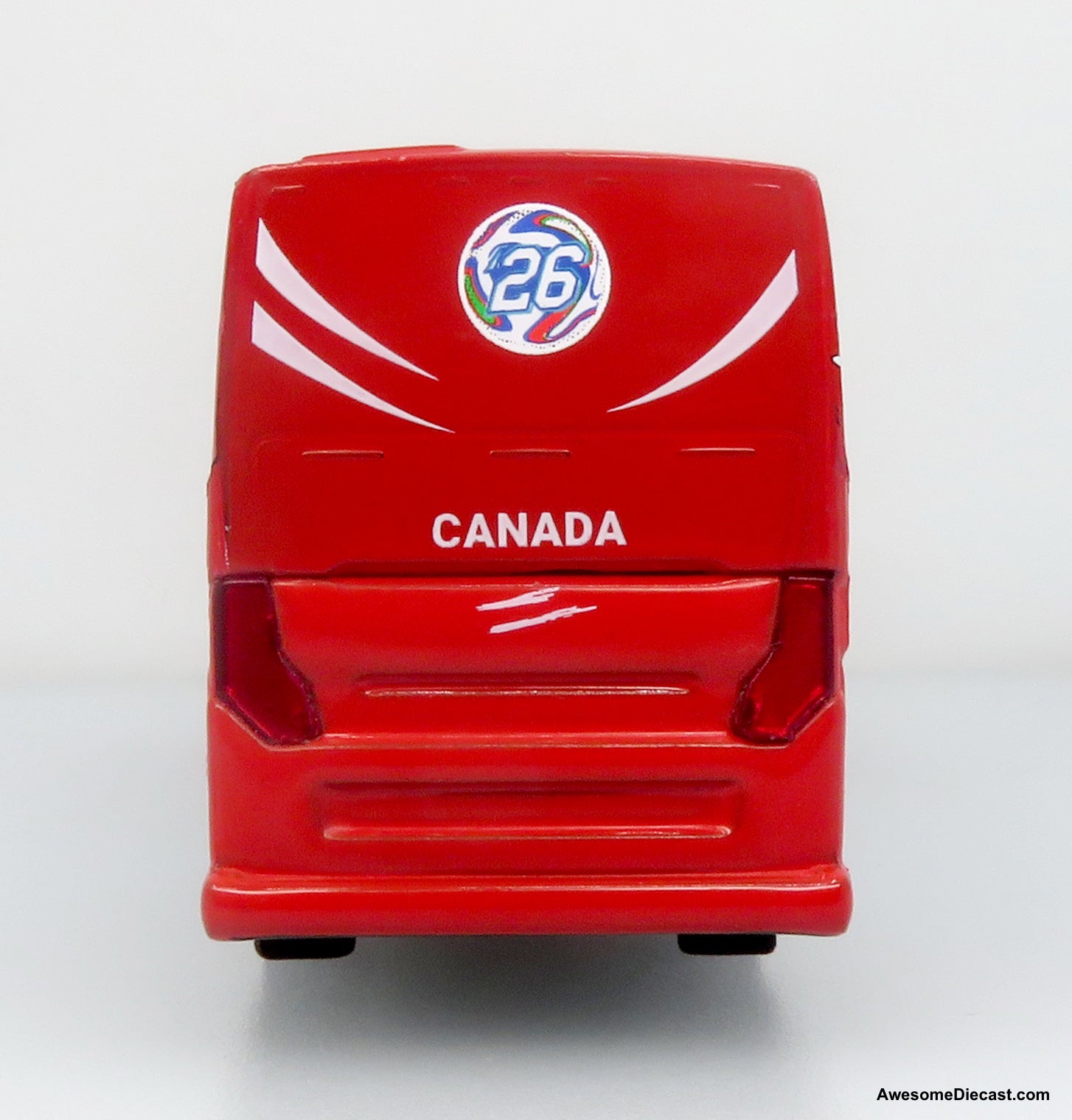 Prevost H3-45 Coach: World Cup Canada National Team 1:87 (HO) Diecast Model Bus by Iconic Replicas