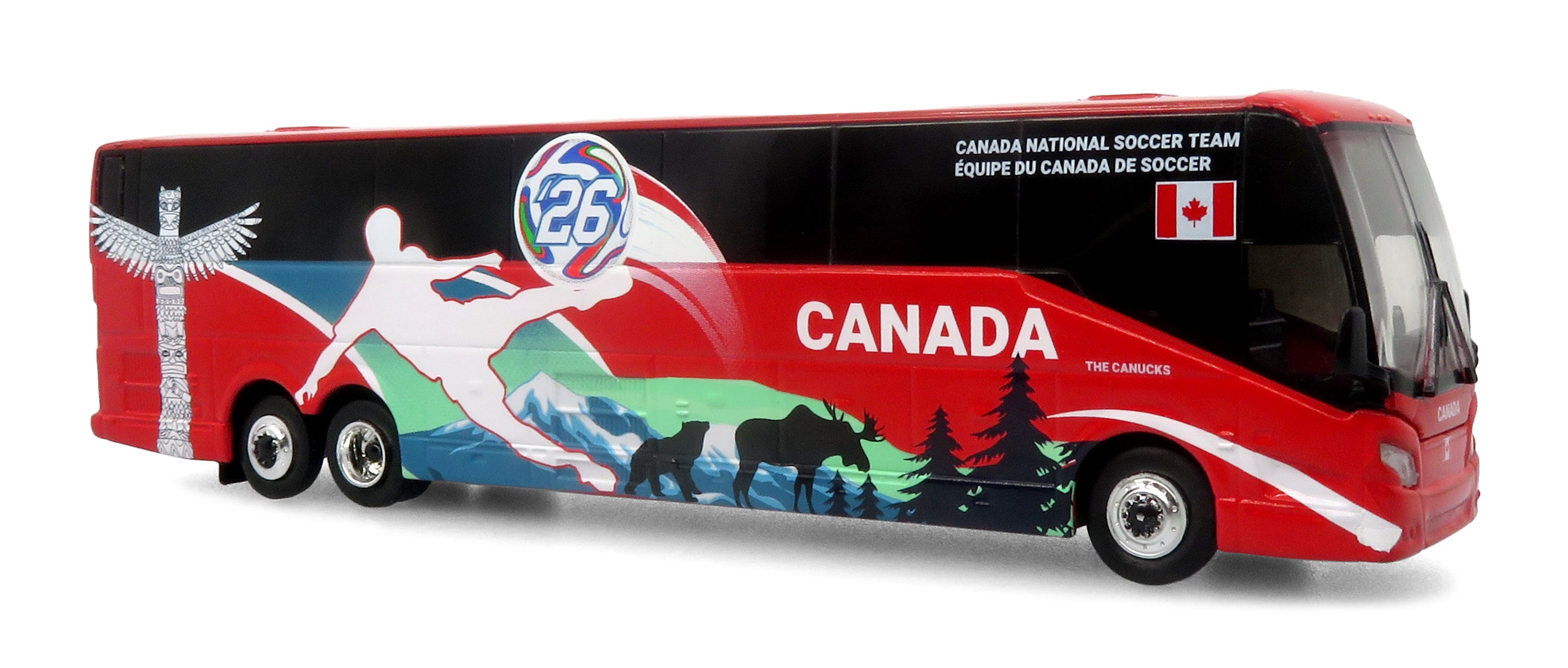 World Cup 2026: All 10 National Team Bus Bundle 1:87 (HO) Diecast Model Buses by Iconic Replicas