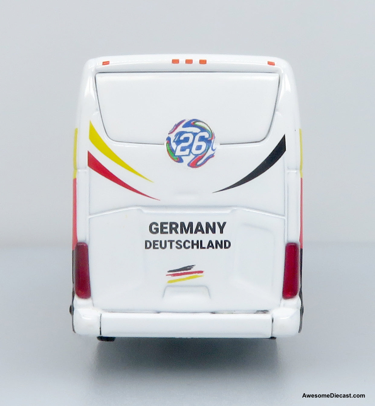 Mercedes-Benz Tourrider Coach: World Cup Germany National Team 1:87 (HO) Diecast Model Bus by Iconic Replicas