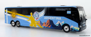 Prevost X3-45 Coach: World Cup Argentina National Team 1:87 (HO) Diecast Model Bus by Iconic Replicas