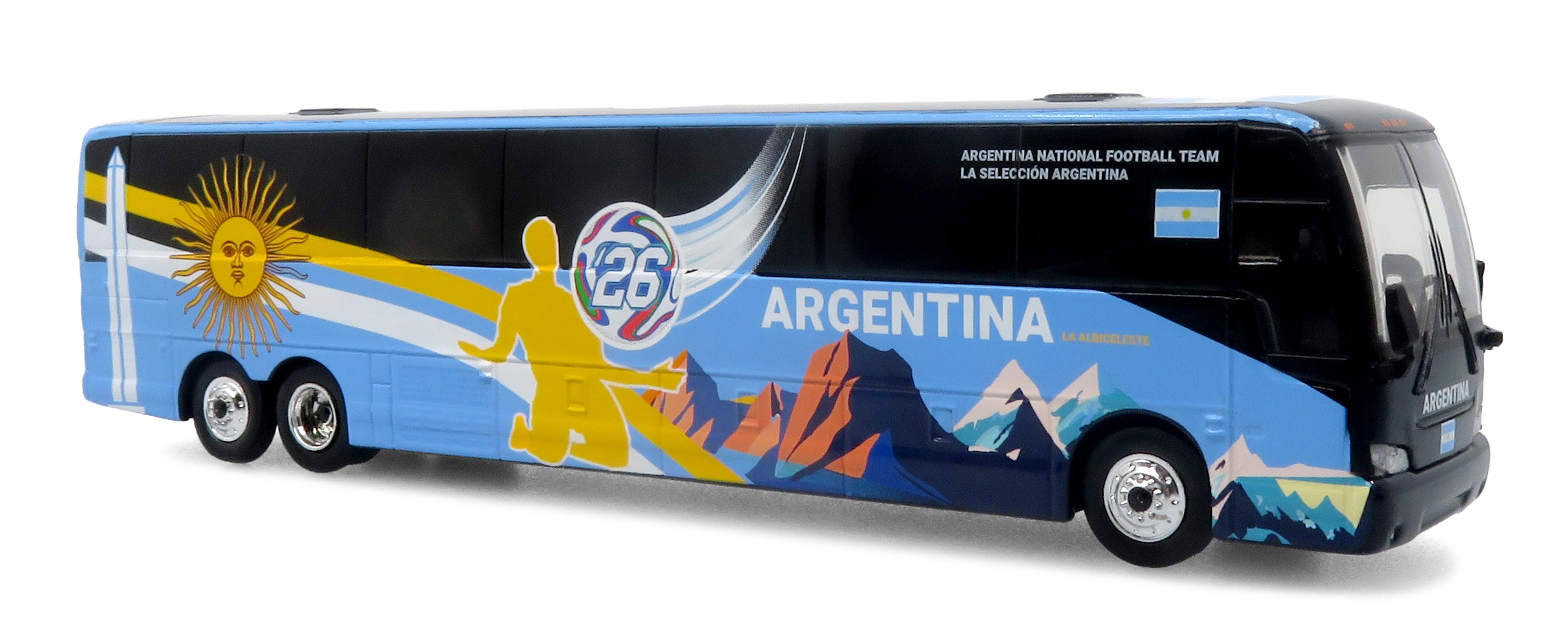 World Cup 2026: All 10 National Team Bus Bundle 1:87 (HO) Diecast Model Buses by Iconic Replicas