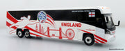 MCI D4520 Coach: World Cup England National Team 1:87 (HO) Diecast Model Bus by Iconic Replicas