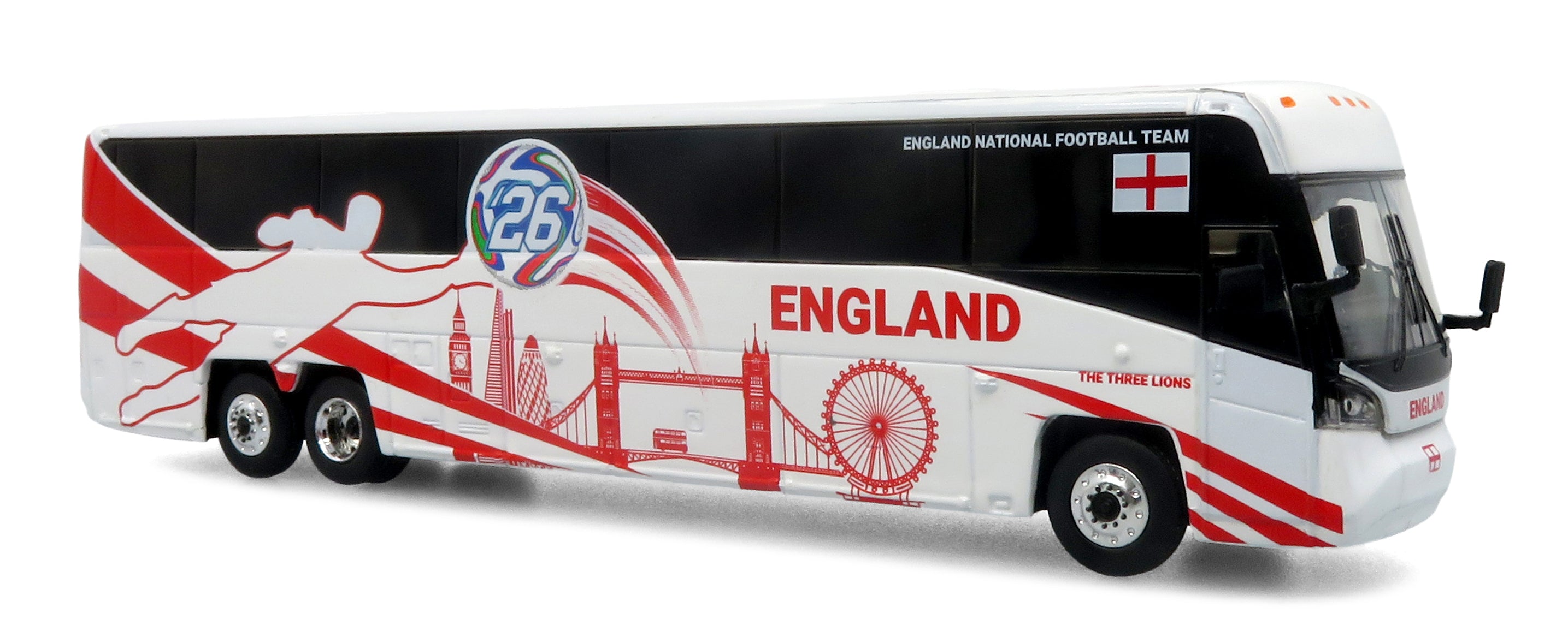 World Cup 2026: All 10 National Team Bus Bundle 1:87 (HO) Diecast Model Buses by Iconic Replicas