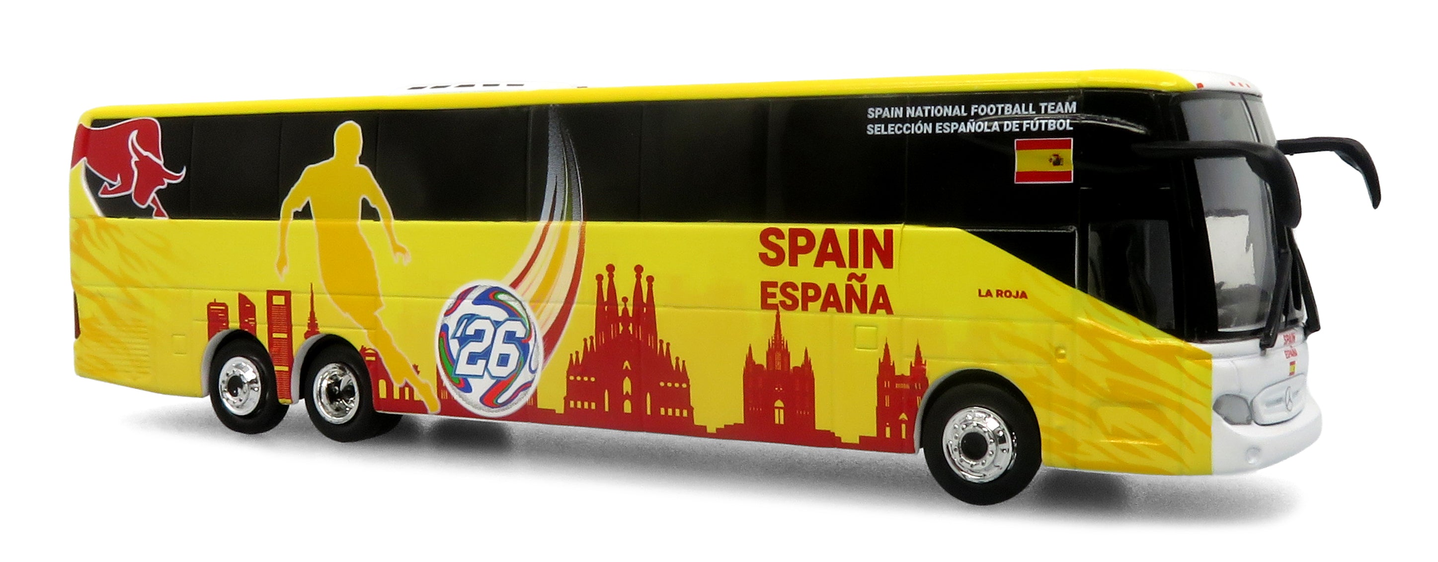 World Cup 2026: All 10 National Team Bus Bundle 1:87 (HO) Diecast Model Buses by Iconic Replicas