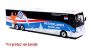 Van Hool CX-45 Coach: World Cup Netherlands National Team 1:87 (HO) Diecast Model Bus by Iconic Replicas