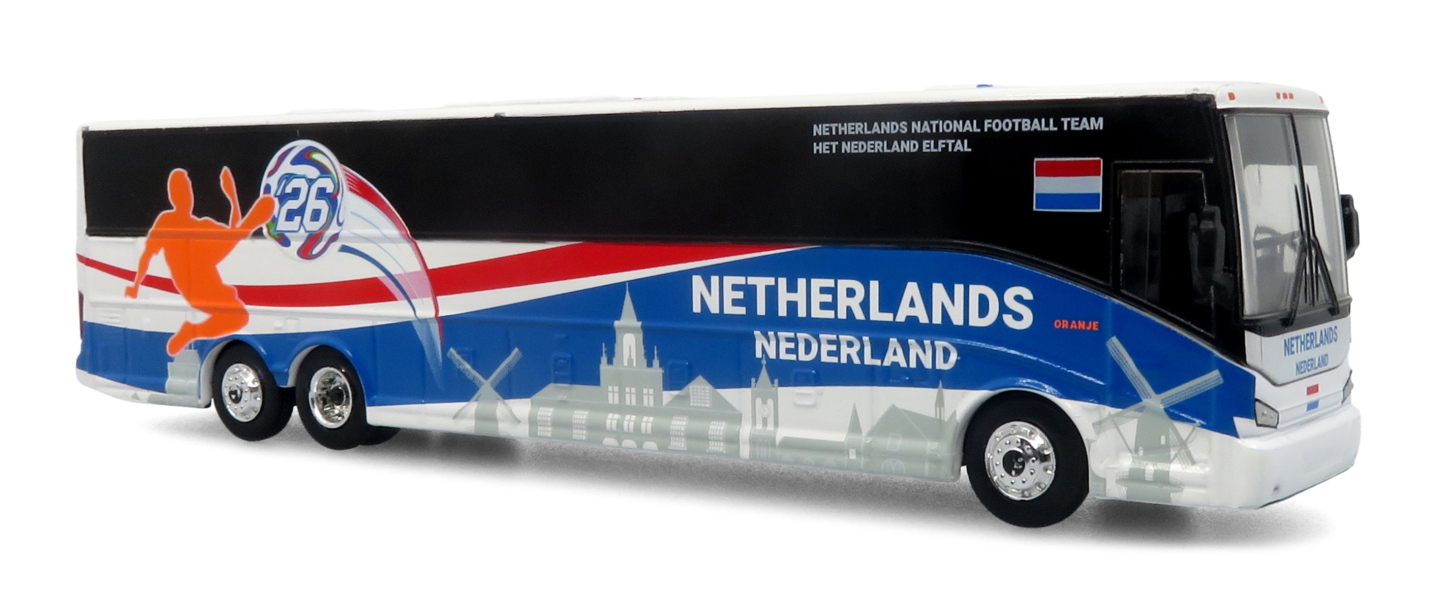 World Cup 2026: All 10 National Team Bus Bundle 1:87 (HO) Diecast Model Buses by Iconic Replicas