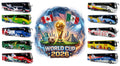 World Cup 2026: All 10 National Team Bus Bundle 1:87 (HO) Diecast Model Buses by Iconic Replicas